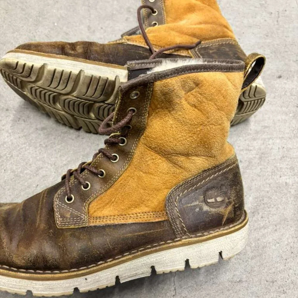 Timberland SensorFlex Men’s Leather & Suede Boots size 9 (A2)